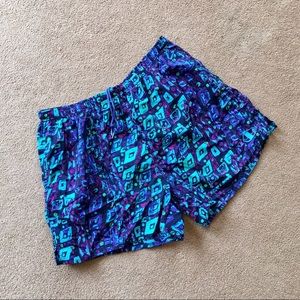 Champion Men's Swim Trunks - Blue and Purple Pattern